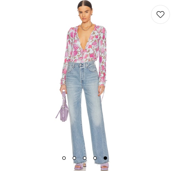 Free People Everything's Rosy Bodysuit in Icy Combo - Picture 4 of 13